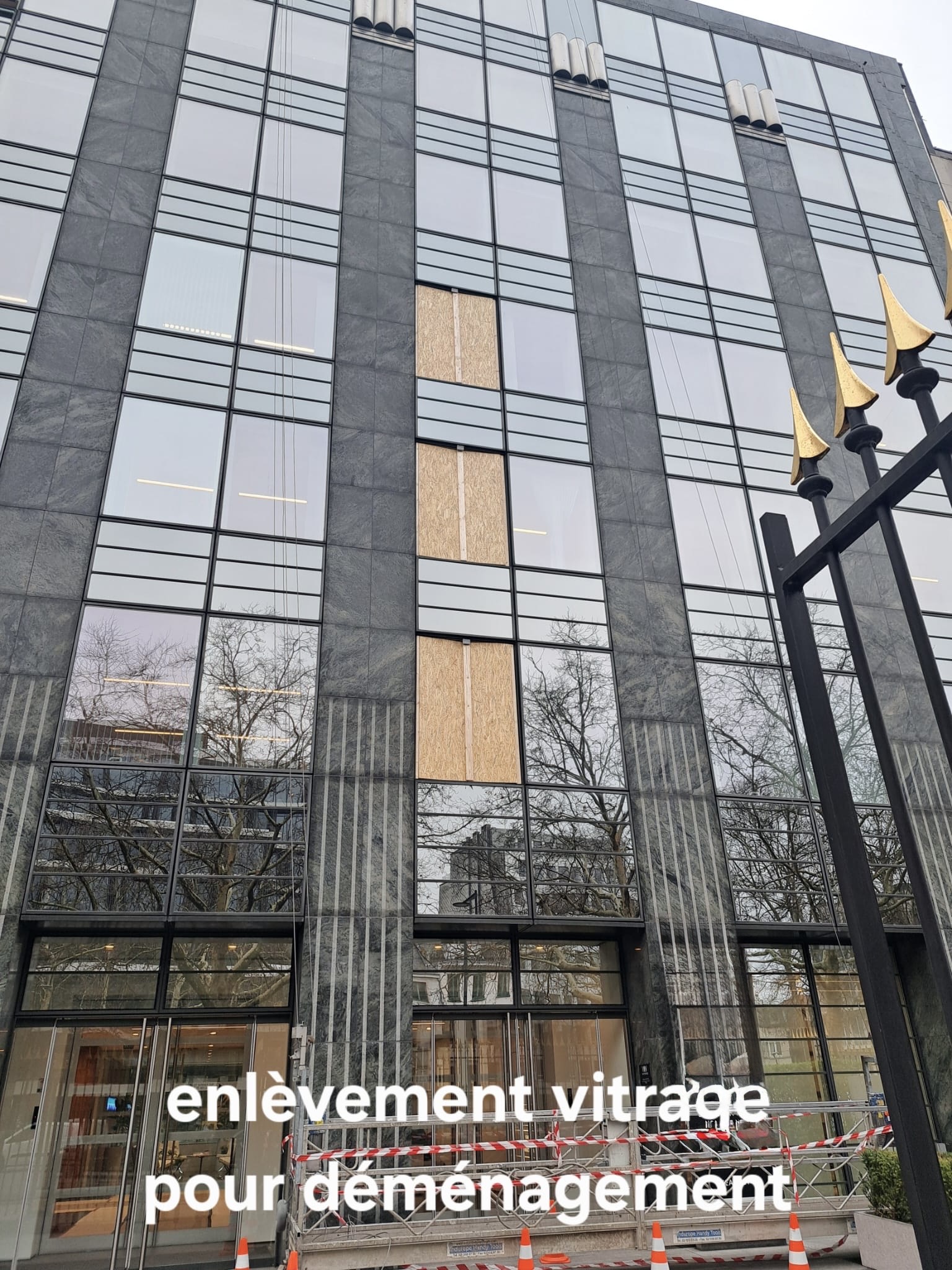 Enlèvement Vitrage pour déménagement
